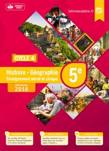 Couverture du manuel scolaire : Histoire-Géographie-EMC 5e