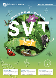 Couverture du manuel scolaire : SVT Cycle 4