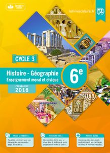 Couverture du manuel scolaire : Histoire-Géographie-EMC 6e
