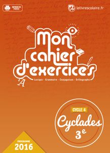 Couverture du manuel scolaire : Français 3e - Cahier d’exercices