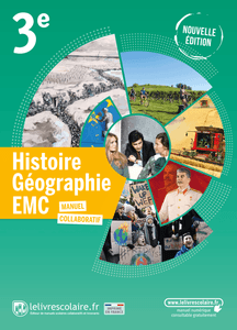 Couverture du manuel scolaire : Histoire-Géographie-EMC 3e