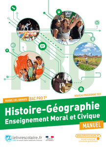 Couverture du manuel scolaire : Histoire-Géographie-EMC Terminale Bac Pro