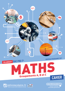 Couverture du manuel scolaire : Mathématiques Terminale Bac Pro - Cahier