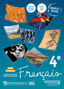 Couverture du manuel scolaire : Français 4e - 2022