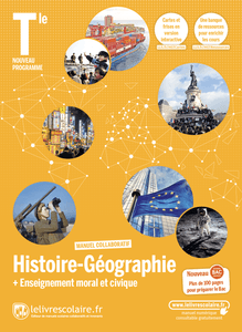 Couverture du manuel scolaire : Histoire-Géographie Terminale