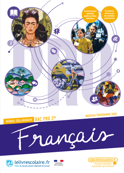 Couverture du manuel scolaire : Français 2de Bac Pro