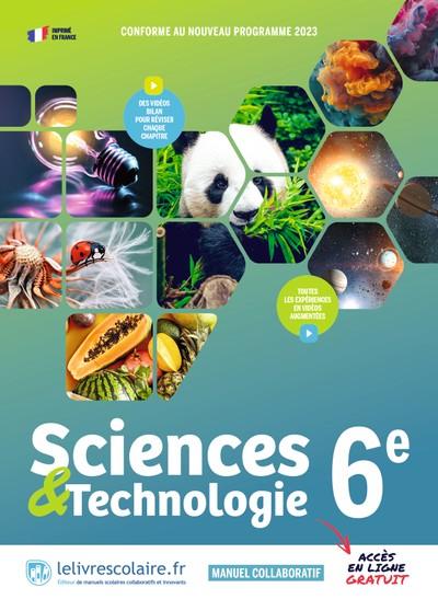 Couverture du manuel scolaire : Sciences et Technologie 6e