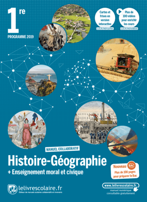 Couverture du manuel scolaire : Histoire-Géographie 1re