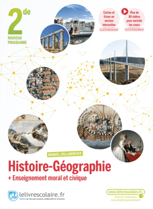 Couverture du manuel scolaire : Histoire-Géographie 2de