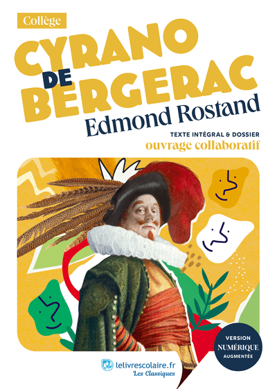Couverture du manuel scolaire : Cyrano de Bergerac