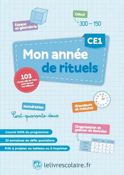 Mon année de rituels maths CE1